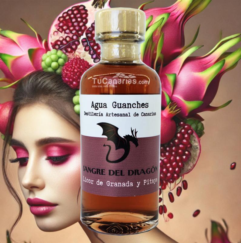 Licor Dragón Granada y Pitaya GIN72 100ml Canarias Productos Canarios Licor Dragón Granada y Pitaya GIN72 100ml Canarias