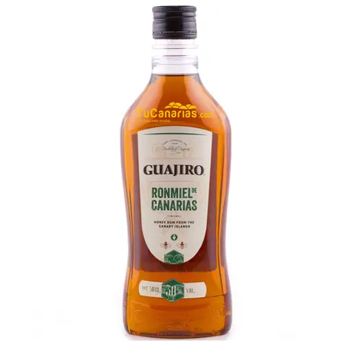 Productos Canarios Ron Miel Guajiro 30% 0,5 L - Oro mundial y Consumer Choice EEUU