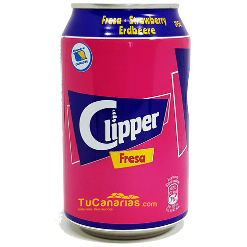 Kanaren produkte Clipper Erdbeere Soda 33 cl